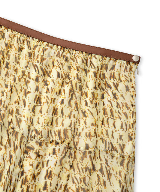 Printed Viscose Skirt