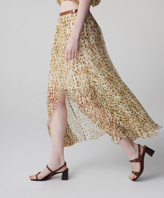 Printed Viscose Skirt