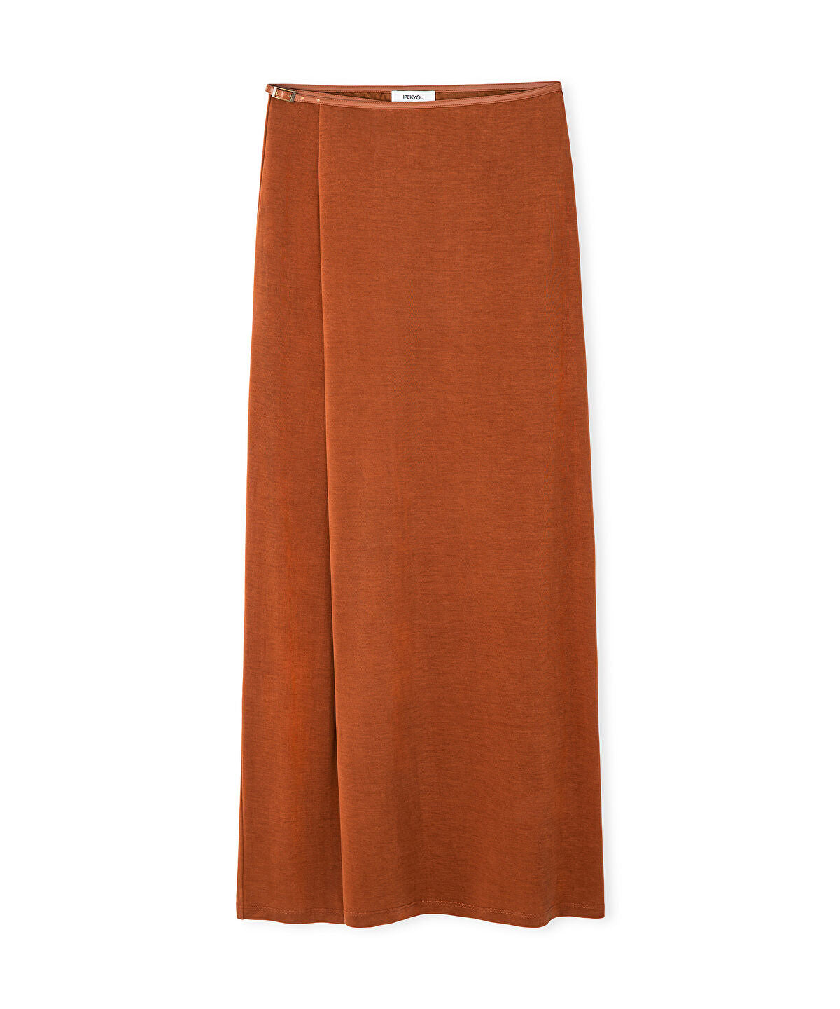 Zoomed Contrast Trim Maxi Skirt