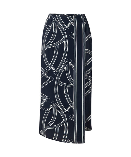 Printed Viscose Skirt