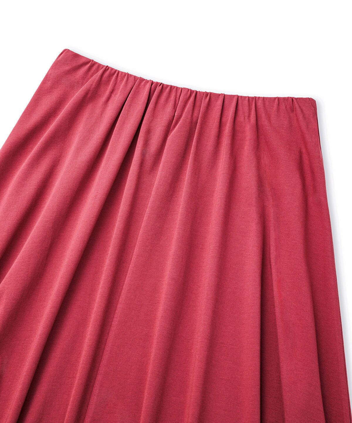 Elastic Waist Maxi Skirt