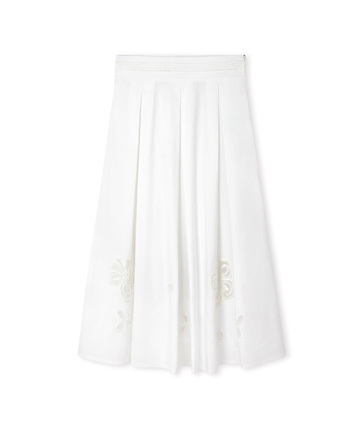 Zoomed Embellished A-Line Skirt