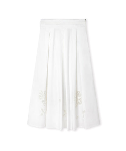 Embellished A-Line Skirt