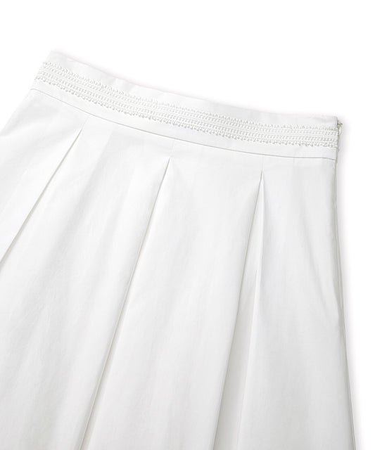 Embellished A-Line Skirt