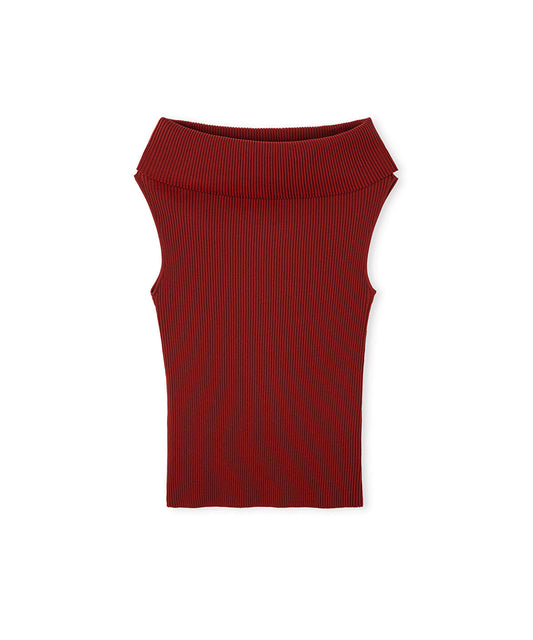 Asymmetric Knit Skirt