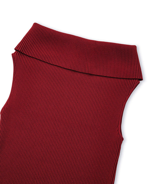 Asymmetric Knit Skirt