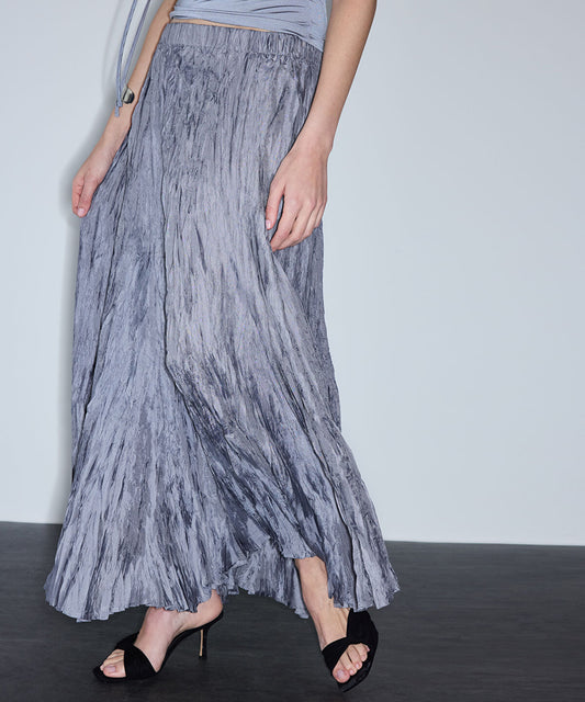 Metallic-Effect Skirt