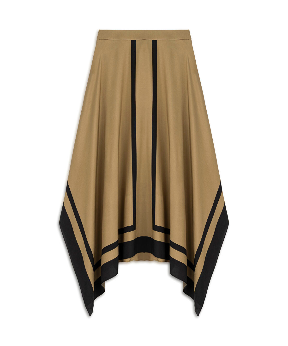 Asymmetric Midi Skirt