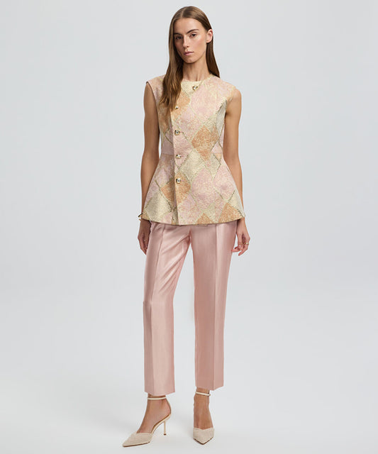 Metallic Thread Jacquard Jacket