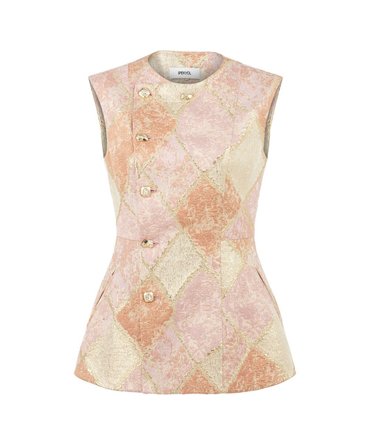 Metallic Thread Jacquard Jacket