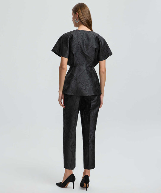 Embellished Jacquard Jacket