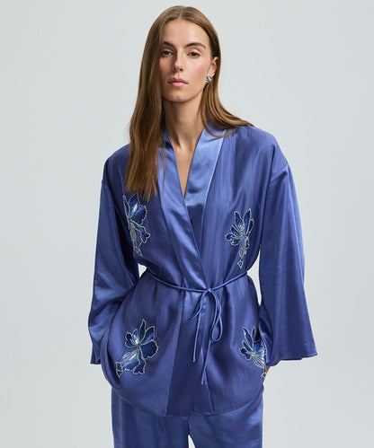 Embroidered Kimono Jacket