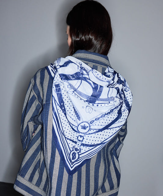 Striped Denim Jacket