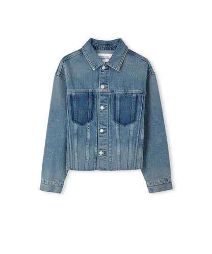Raw Edge Denim Jacket