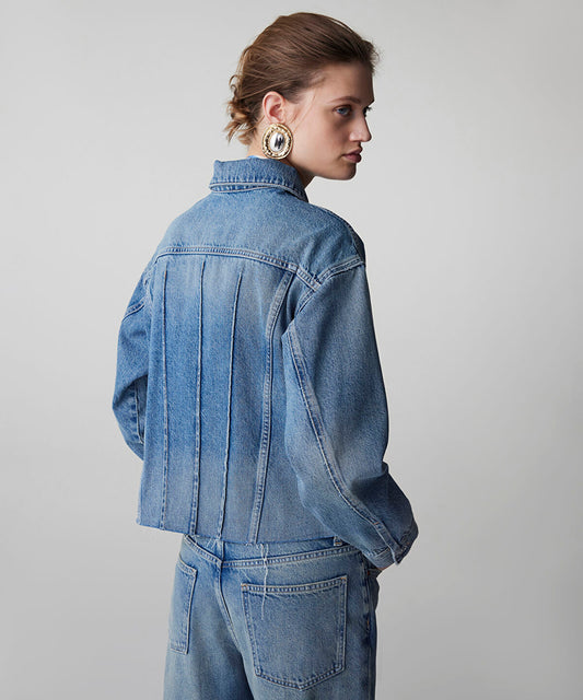 Raw Edge Denim Jacket
