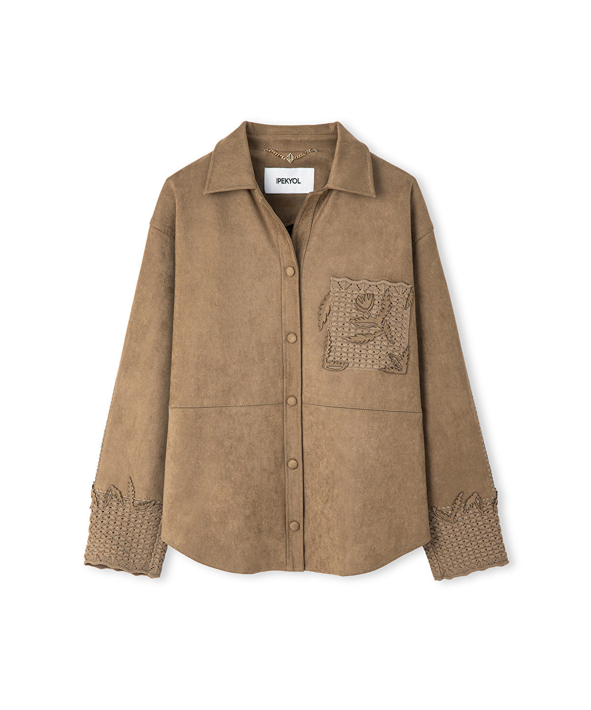 Zoomed Suede-Effect Jacket