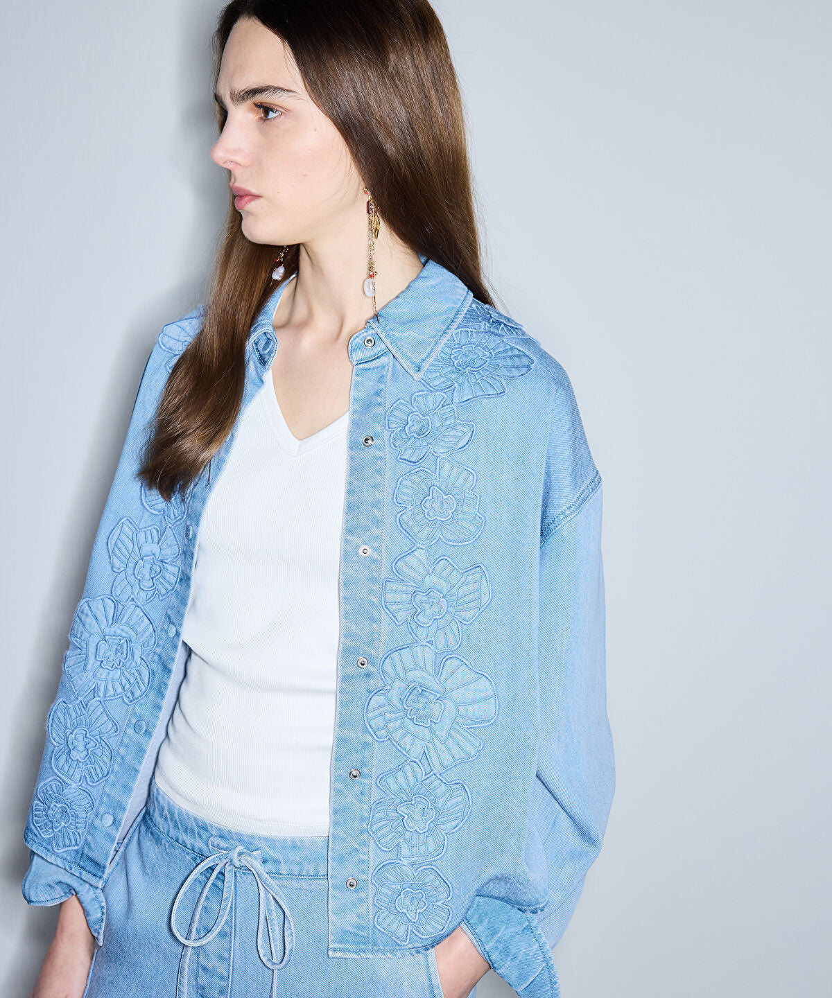 Floral Applique Jacket