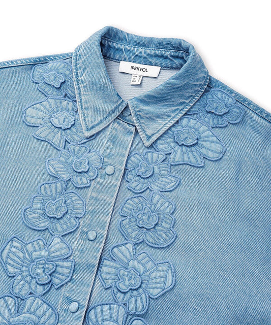 Floral Applique Jacket