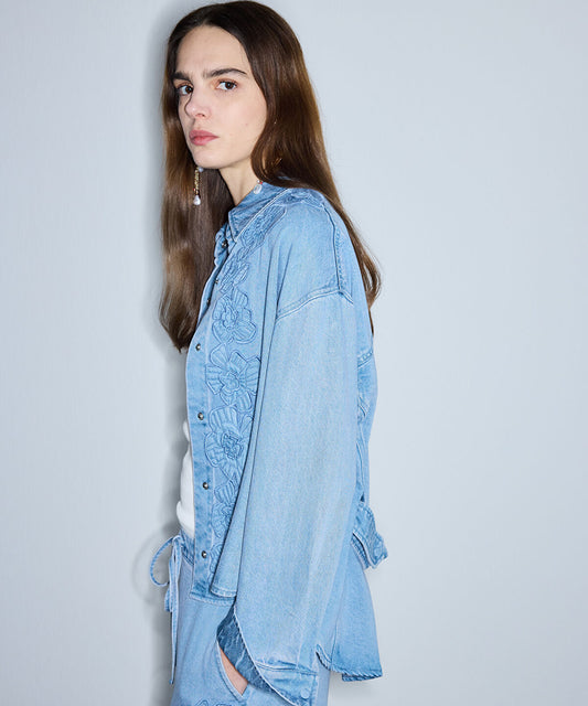 Floral Applique Jacket
