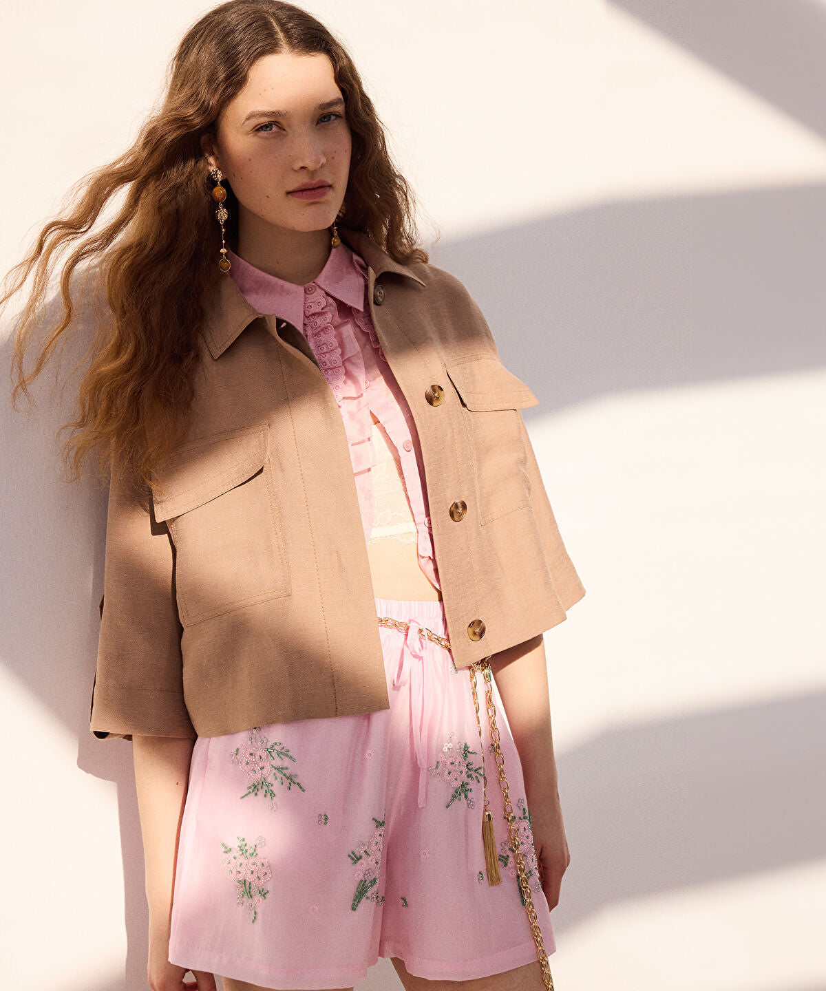 Zoomed Balloon Hem Jacket