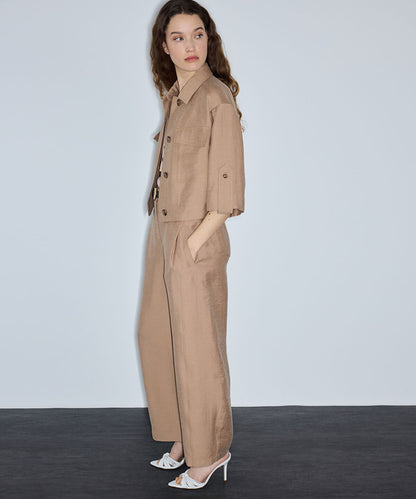Balloon Hem Jacket