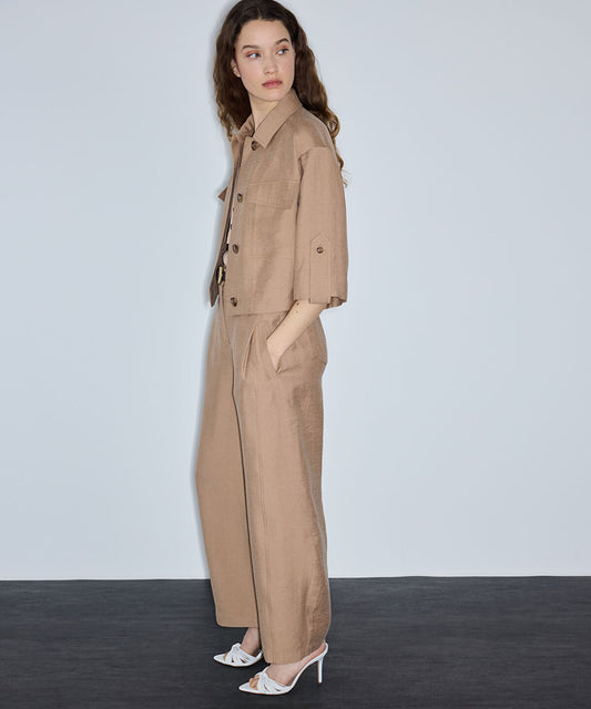 Balloon Hem Jacket