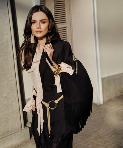 Asymmetric Short Sleeve Blazer