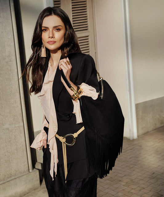 Asymmetric Short Sleeve Blazer