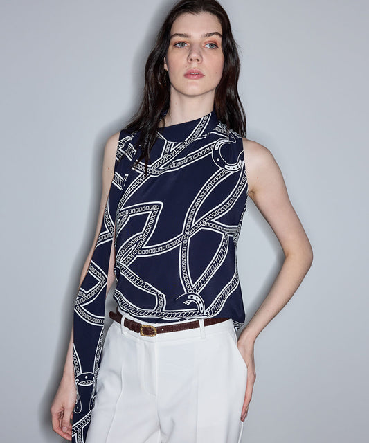 Printed Viscose Blouse