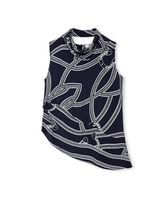 Printed Viscose Blouse