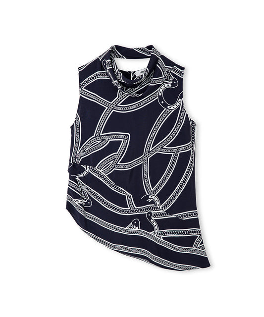 Printed Viscose Blouse