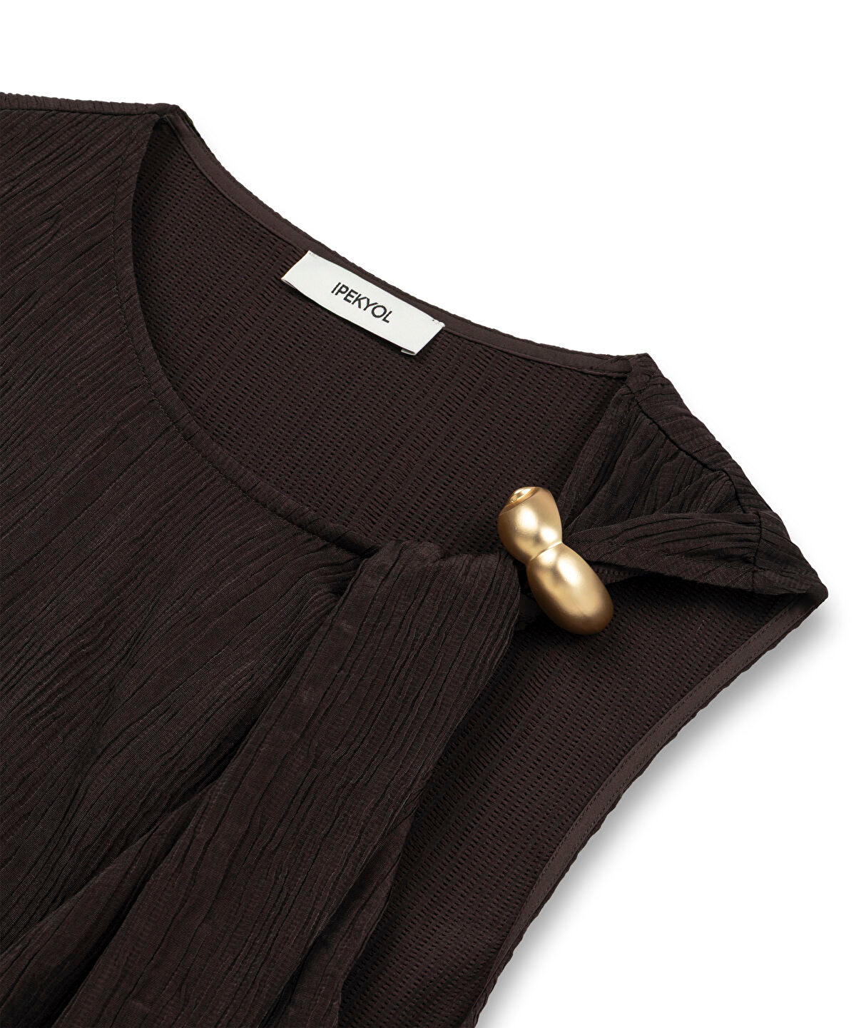 Crinkle-Effect Blouse