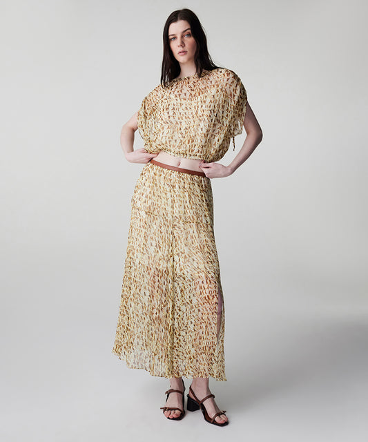 Printed Viscose Blouse