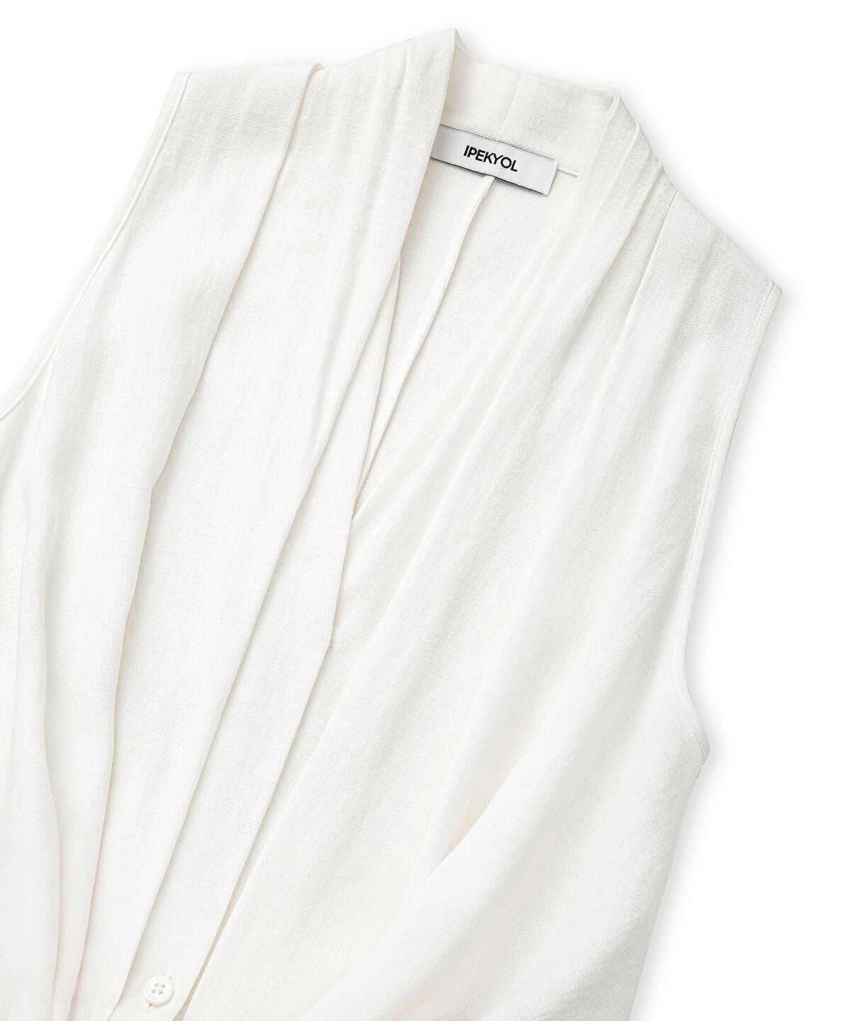 Zoomed Halter Neck Tie-Waist Blouse