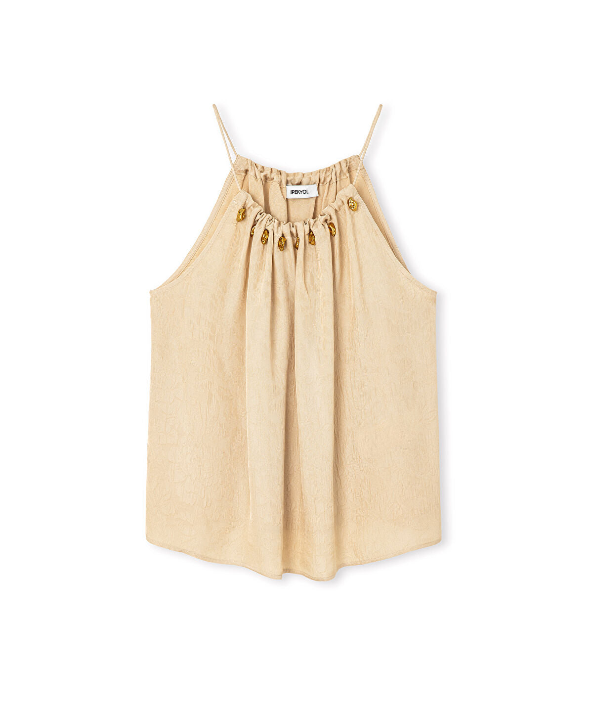 Zoomed Embellished Jacquard Blouse