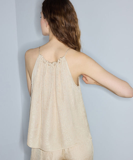 Embellished Jacquard Blouse