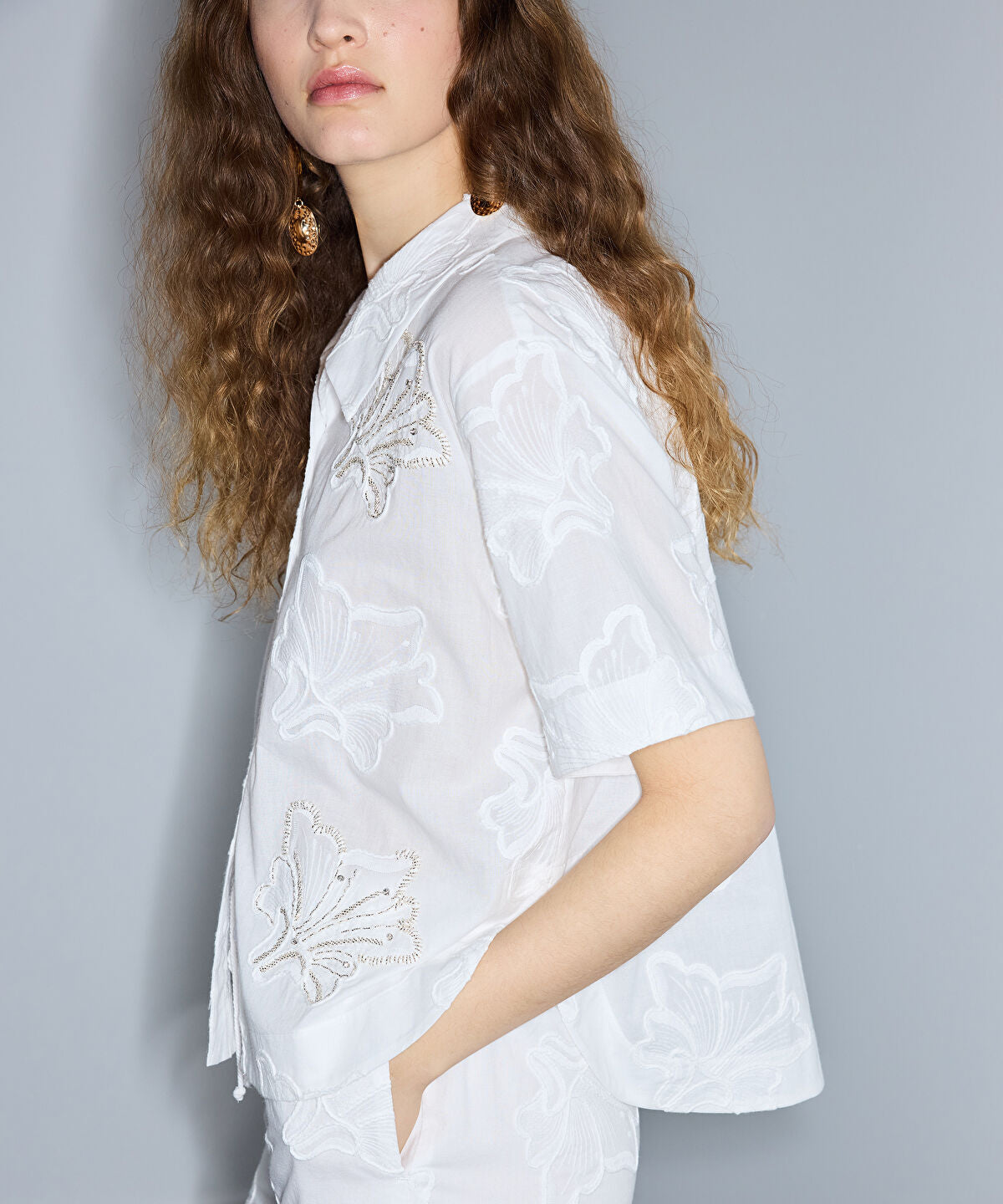 Zoomed Embroidered Blouse
