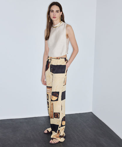Blouse with Detachable Necklace