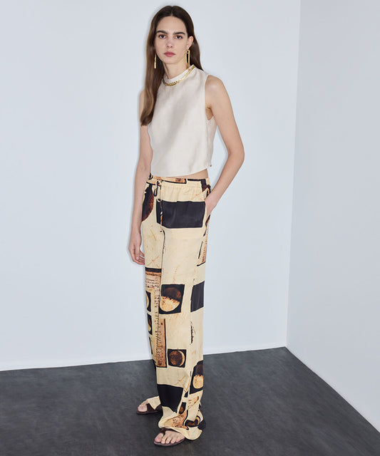 Blouse with Detachable Necklace