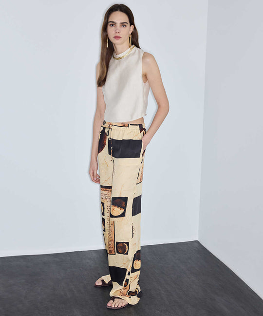 Blouse with Detachable Necklace