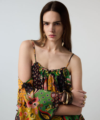 Printed Chiffon Blouse