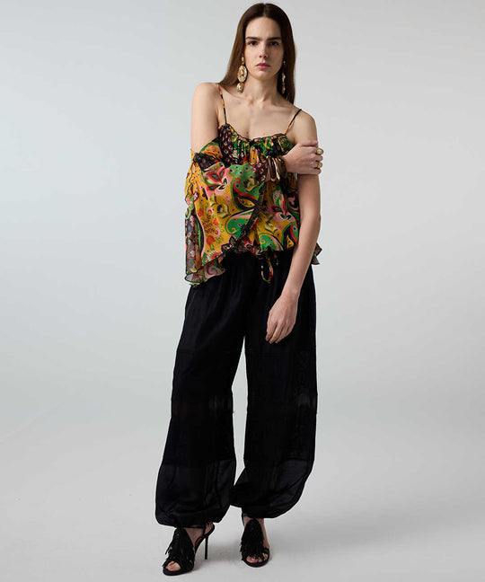 Printed Chiffon Blouse
