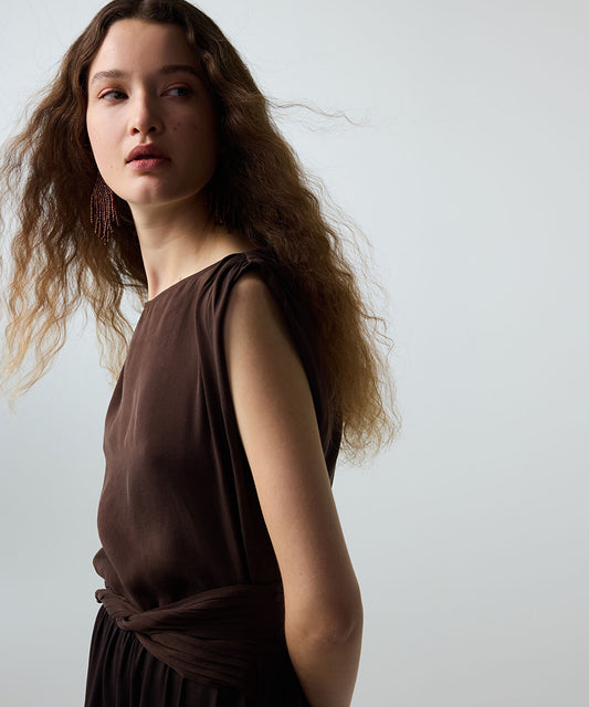 Asymmetric Sleeve Blouse