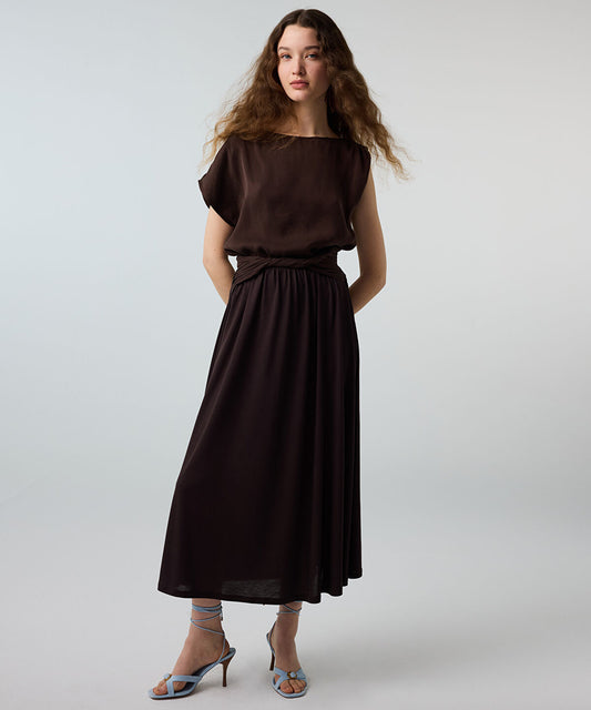 Asymmetric Sleeve Blouse
