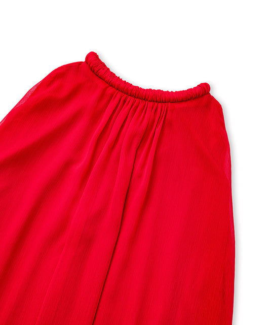 Halter-Neck Chiffon Blouse