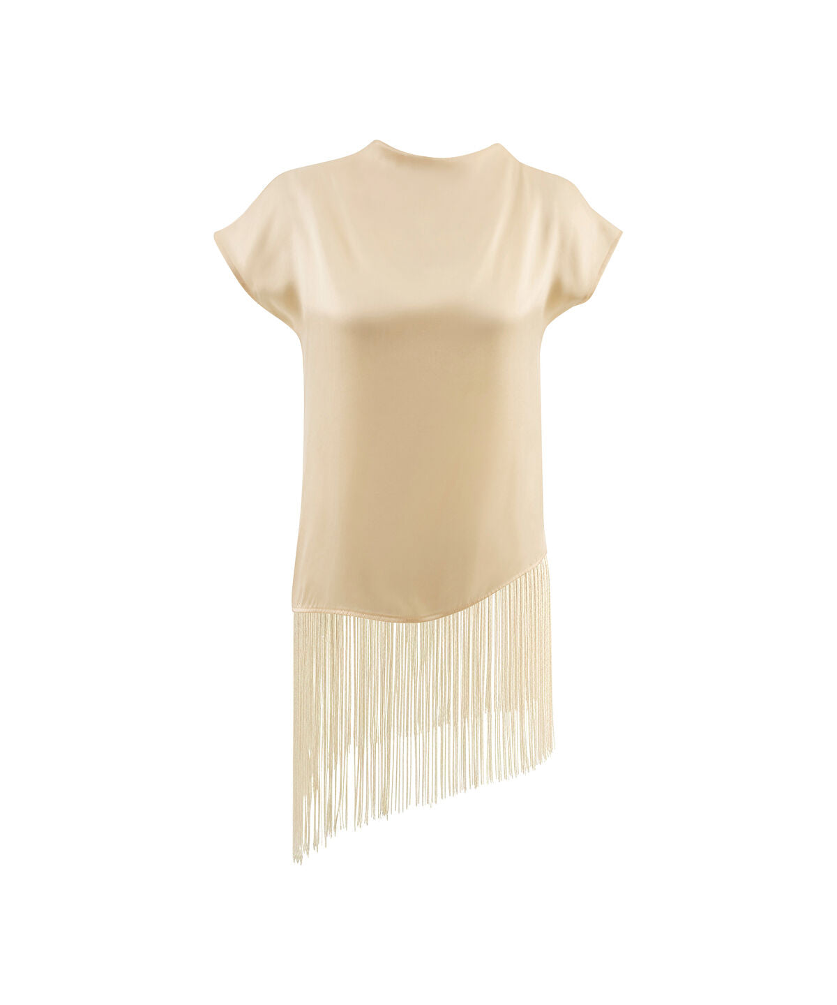 Fringe-Hem Blouse