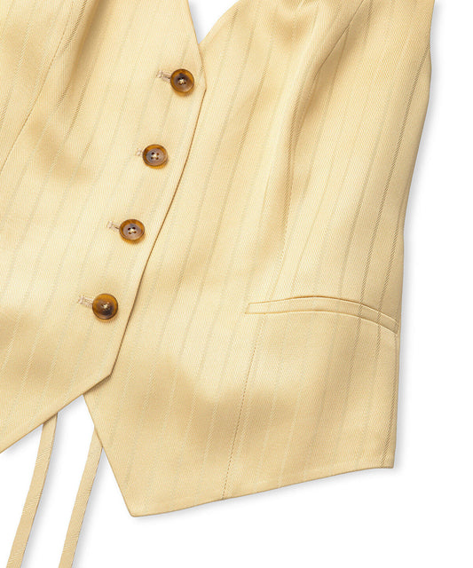 Striped Jacquard Vest