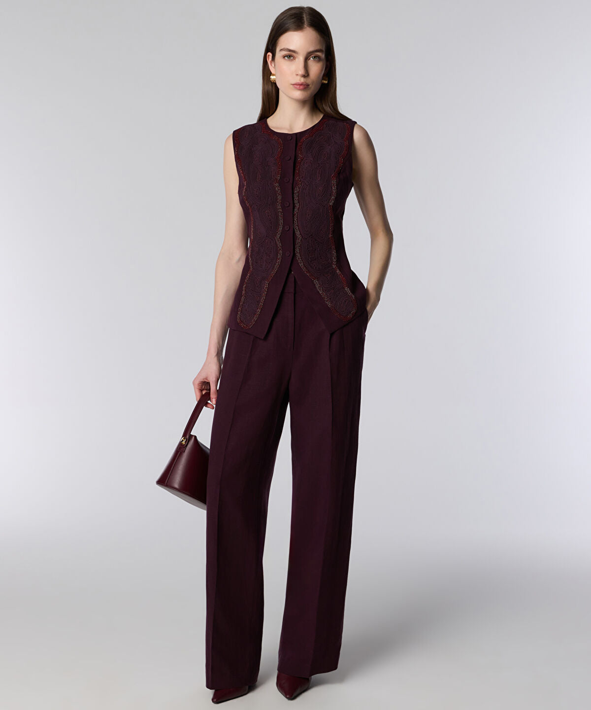 Zoomed Embellished Vest