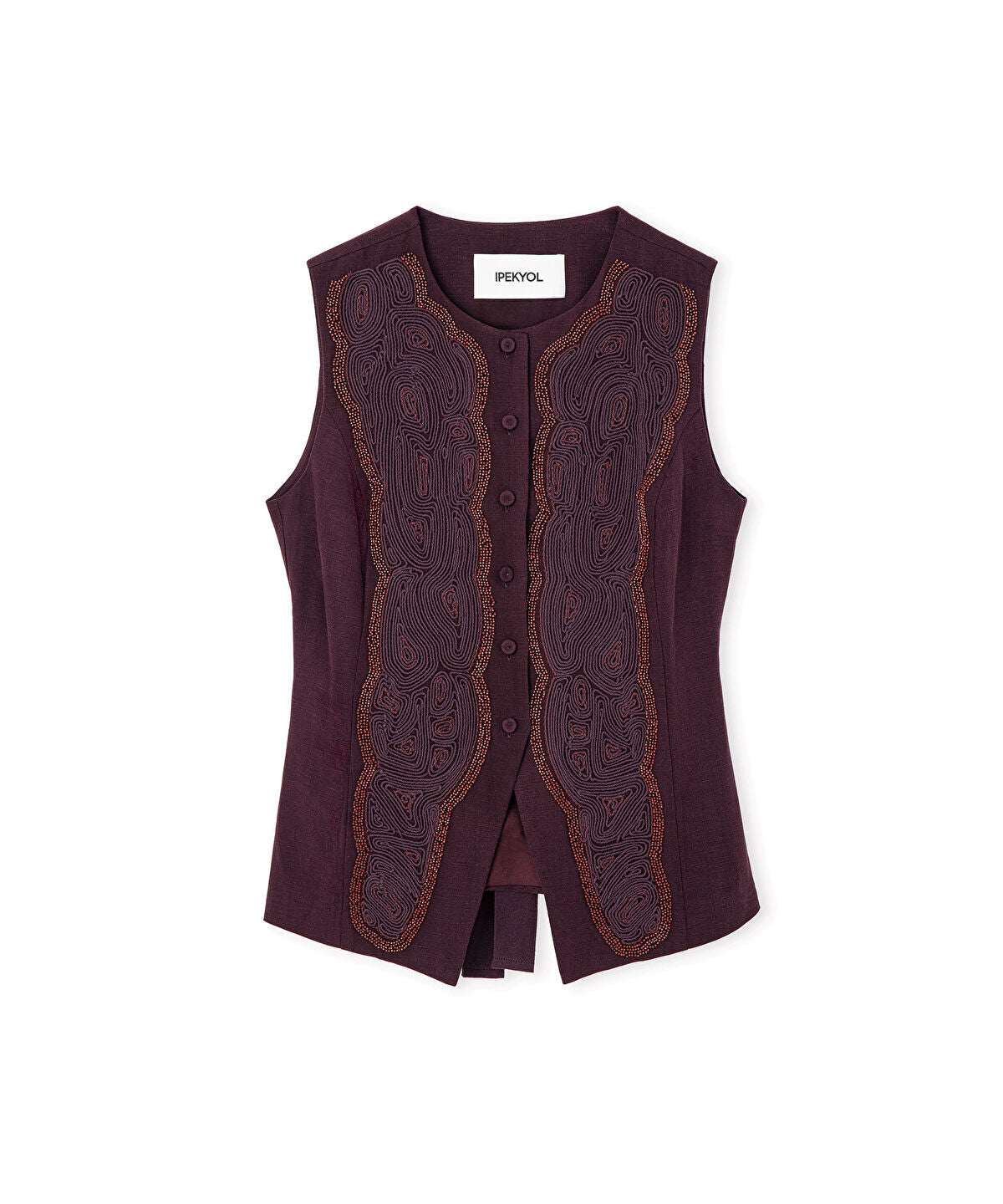 Zoomed Embellished Vest