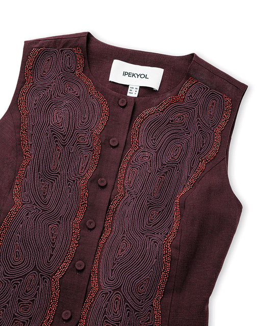 Embellished Vest